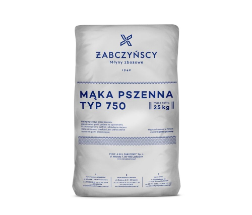 Mąka pszenna typ 750 25 kg