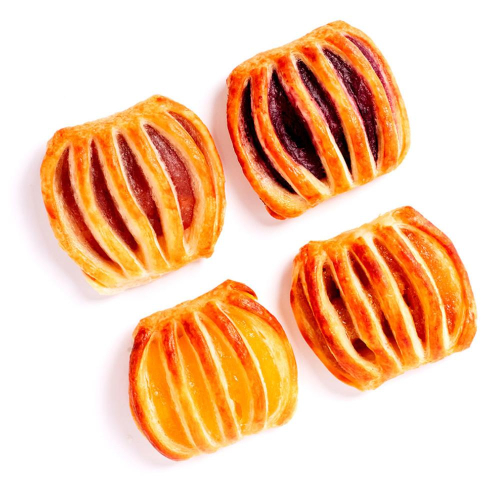 Mix ciastek francuskich z nadzieniem owocowym 40 g x 100 szt.