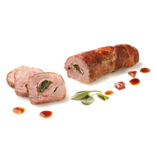 Rolada wieprzowa z boczkiem i czosnkiem niedźwiedzim sous vide vac 2 kg