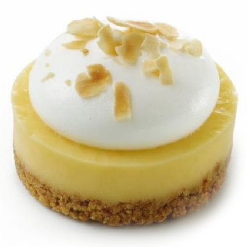 Sablé cytrynowy z bezą okrągły 7 cm 90 g x 16 szt.