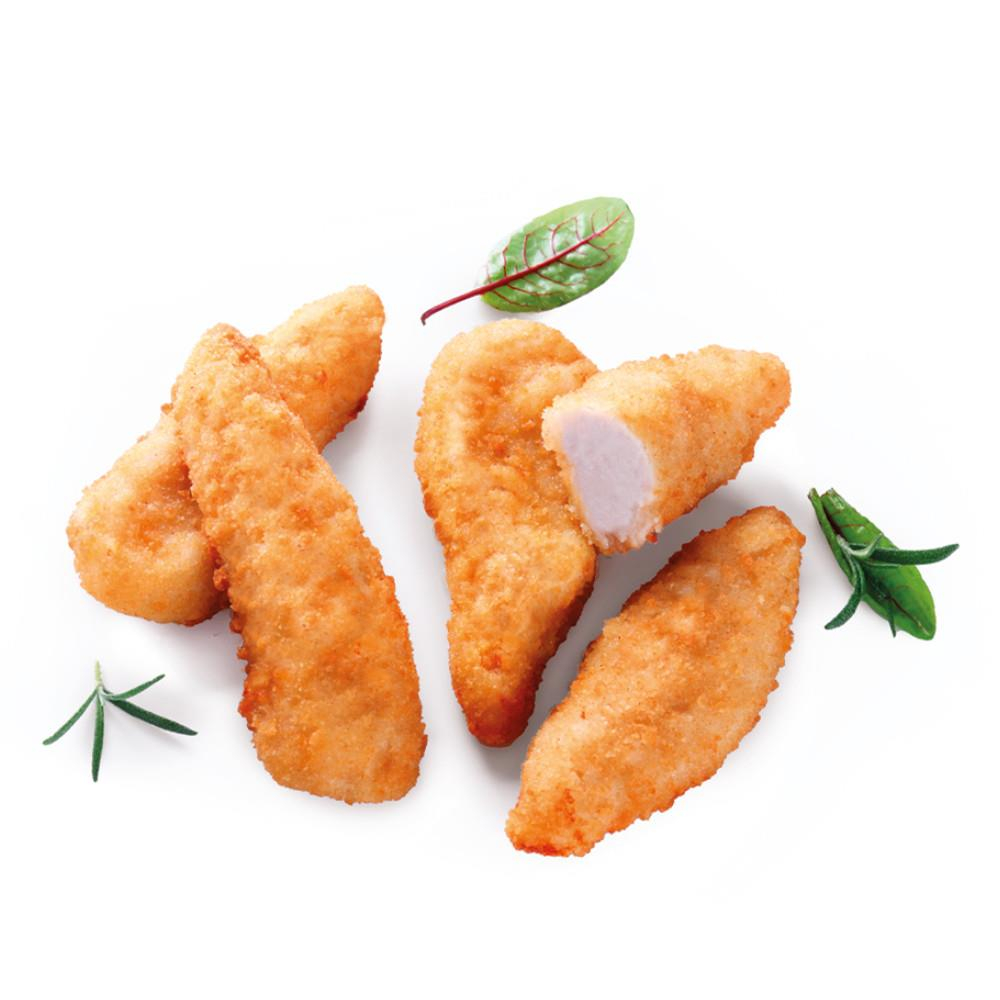 Fileta Stripsy z fileta z indyka łagodne mrożone 1 kg - Bidfood Farutex