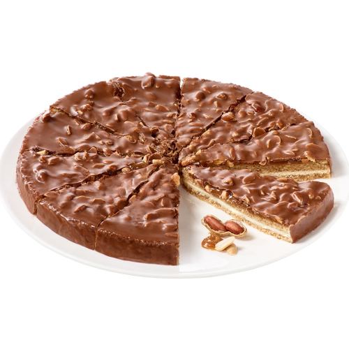 Tarta migdałowa z karmelem i polewą nugatową 950 g