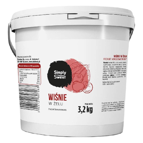 Wiśnia w żelu 3,2 kg